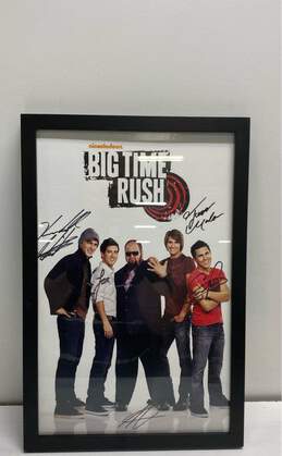 Framed & Cast Signed Nickelodeon's "Big Time Rush" Mini-Poster