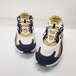 Nike Men's Air Max 270 React Metallic Gold Sneakers Size 9 alternative image