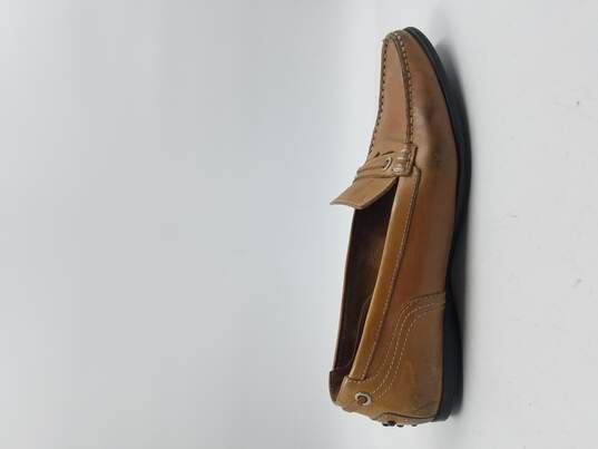 Tod's Cognac Driving Loafers Women's 9 image number 1
