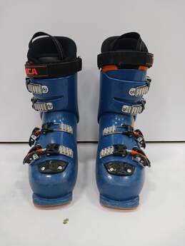 Tecnica Men's Blue and Orange Ski Boots Size 288mm
