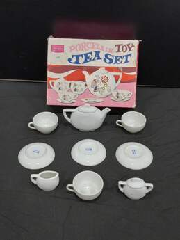 Vintage SEARS Porcelain Toy Tea  Set  IOB alternative image