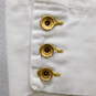 Love Moschino White Capris w/Gold Tone Buttons image number 4