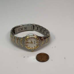 Designer Bulova Two-Tone Stainless Steel Round Dial Analog Wristwatch alternative image