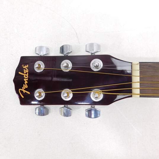 Fender Brand FA-100 Model Wooden Acoustic Guitar w/ Soft Gig Bag image number 4