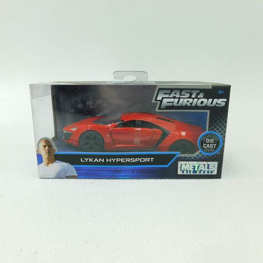 3 Jada Fast & Furious Diecast Cars Dom's Plymouth, Buick & Lykan Hypersport image number 4