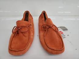H&M Orange Suede Loafers Size 8.5 NWT alternative image