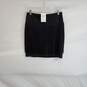 Cache Black Fringe Mini Skirt WM Size 4 NWT image number 1