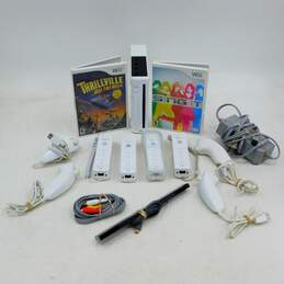 Nintendo Wii w/ 4 Controllers Thrillville