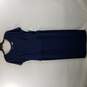 R&M Richards Women Navy Blue Beaded Sleeveless Dress Mid XL 16 NWT image number 1
