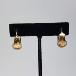 IMD 14k Gold Two Tone Hoop Earrings 3.2g