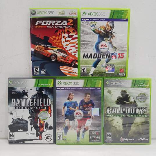 Bundle of Five Assorted Xbox 360 Games image number 1