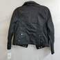 Girl's size M faux leather biker jacket with tags image number 2