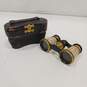 Vintage Lemaire Fabt Paris Binoculars w/ Leather Case image number 1