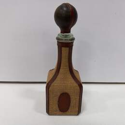 Vintage Wicker Decanter Bottle w/ Stopper alternative image