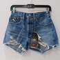 Levi's Women's 501 Button Fly High Rise Cutoff Jean Shorts Size 24 NWT image number 1