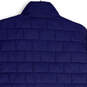 NWT Mens Blue Mock Neck Insulated Full-Zip Quilted Vest Size XL image number 4