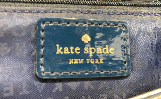 Kate Spade Constance Knightsbridge Patent Leather Croc Embossed Satchel Bag image number 7