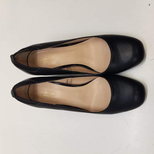 Ann Taylor Black Heel Womens Shoe Size 9M image number 6