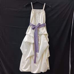 Good Girl White Ruffle Dress Size 8