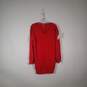 NWT Womens V-Neck Long Sleeve Pullover Tunic Sweater Size Large image number 1