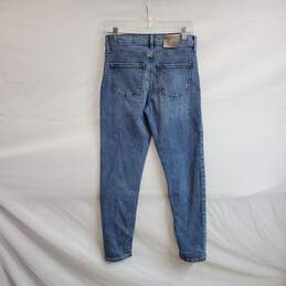 Banana Republic Blue Cotton Girlfriend Low Rise Tapered Slim Leg Jeans WM Size 25/0 NWT alternative image
