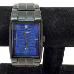 Designer Fossil FS-4263 Black Water Resistant Analog Quartz Wristwatch