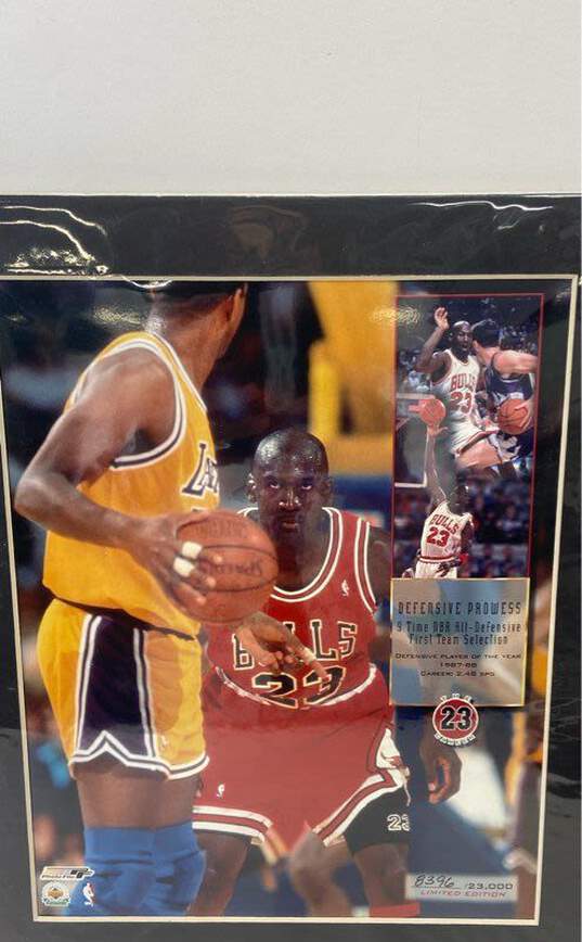 Limited Edition Michael Jordan - Chicago Bulls Matted 8 " x 10" Photo & Cards image number 4