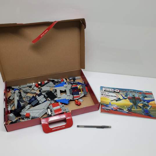 VTG. Kre-O Hasbro Transformers StarScream Model Construction Kit *Open Box Untested P/R image number 1