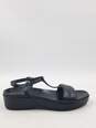Authentic Prada Black T-Bar Platform Sandals W 6 image number 1