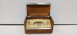 Vintage Western Electric Landline Phone in Wooden Box