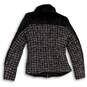 NWT Womens Black Pearl Vegan-Approved Pockets Full-Zip Jacket Size Small image number 2