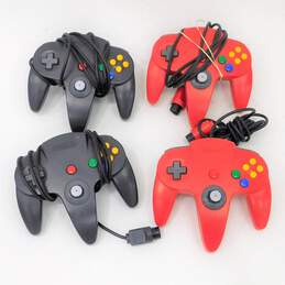 Nintendo 64 N64 Controllers Only Lot of 4