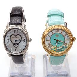 Pair of Judith Ripka Fashion Watches - one 925 Silver, the other Stainless Steel alternative image