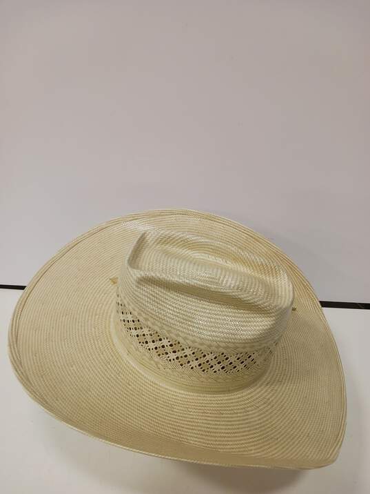 Men's Cream American Cowboy Hat image number 5