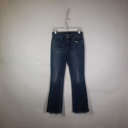 Womens Medium Wash Regular Fit Denim Bootcut Leg Jeans Size 6/28