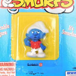 Sealed Vintage Irwin The Smurfs Slouchy Smurf Toy Figurine alternative image
