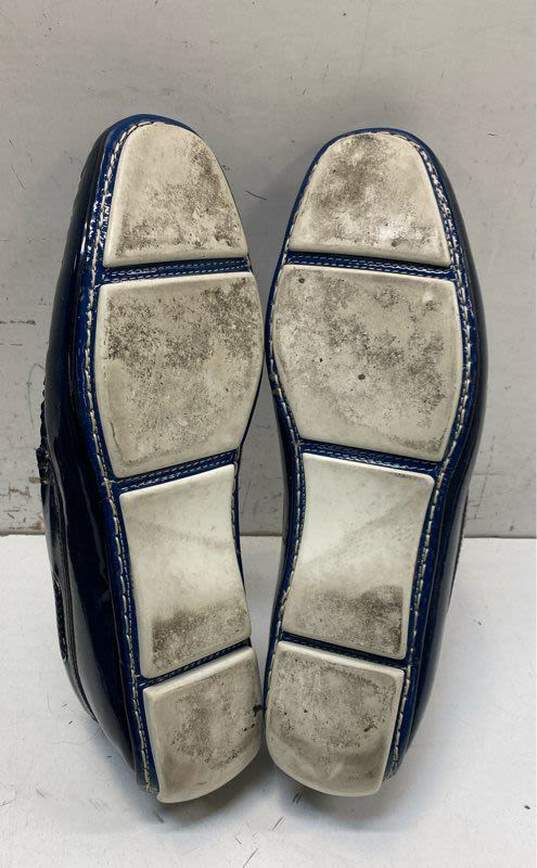 Francesco Benigno Navy Blue Loafer Casual Shoe Men 7 image number 4