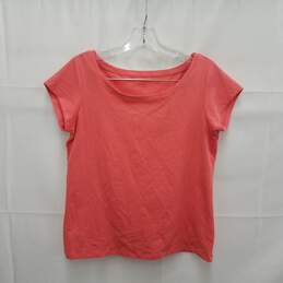 Eileen Fisher WM'S Pink Short Sleeve Top Size SM