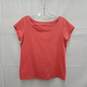 Eileen Fisher WM'S Pink Short Sleeve Top Size SM image number 1