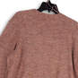 Womens Red Pockets Long Sleeve Open Front Cardigan Sweater Size Large image number 4