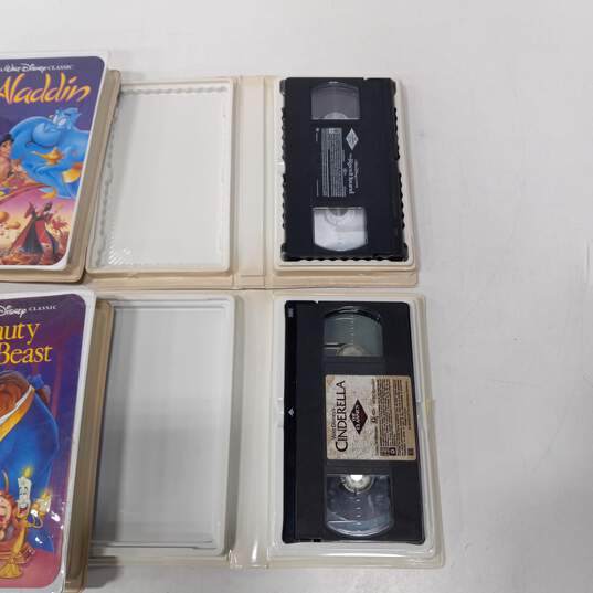 Disney The Classics VHS Animated Movies Assorted 4pc Lot image number 5