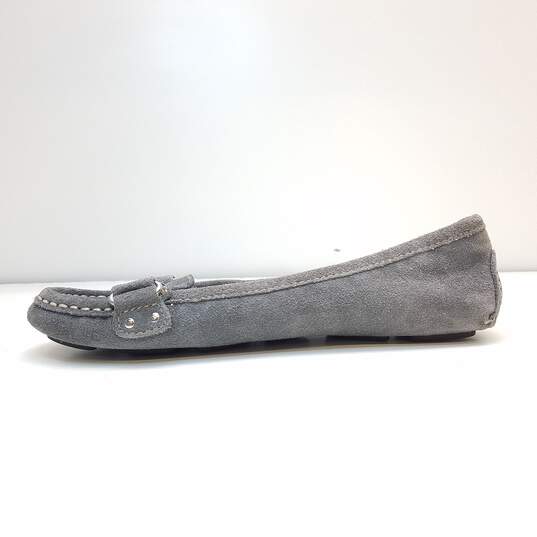 Michael Kors Fulton Gray Suede Ballet Flats Loafers Shoes Size 7 M image number 2