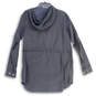 NWT Womens Black Long Sleeve Drawstring Hooded Full-Zip Jacket Size M image number 2