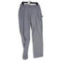NWT Mens Gray Flat Front Slash Pocket Straight Leg Chino Pants Size 34/36 image number 1