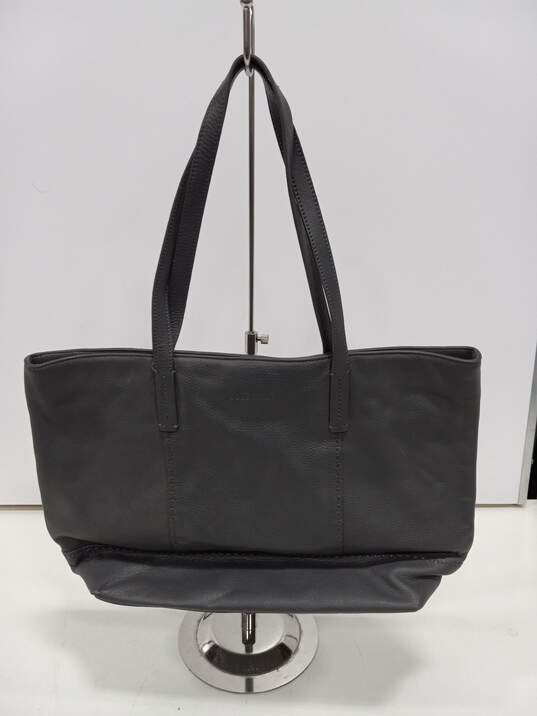 Cole Haan Gray Pebbled Leather Tote Bag Purse image number 1