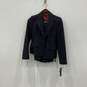 NWT Anne Klein Womens Navy Blue Blazer And Skirt 2 Piece Suit Set Size 4 image number 1