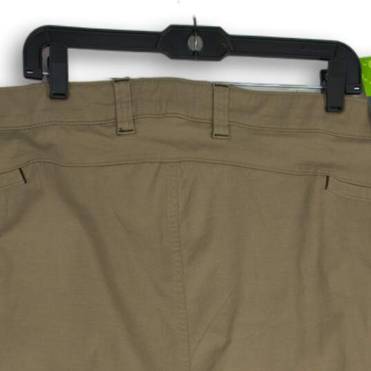 NWT Mens Beige The Active Series Flat Front Cargo Shorts Size 60W image number 4