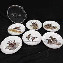 Limited Edition Clark Bronson Collector Plate Set w/ Case
