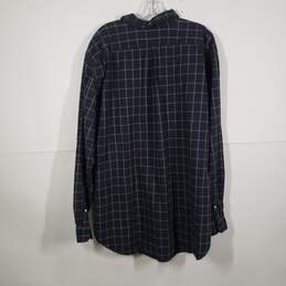 Mens Check Classic Fit Collared Long Sleeve Button-Up Shirt Size 2XLT alternative image