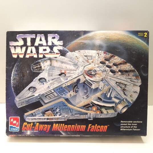 AMT Ertl Star Wars Cut-Away Millennium Falcon Model Kit image number 1